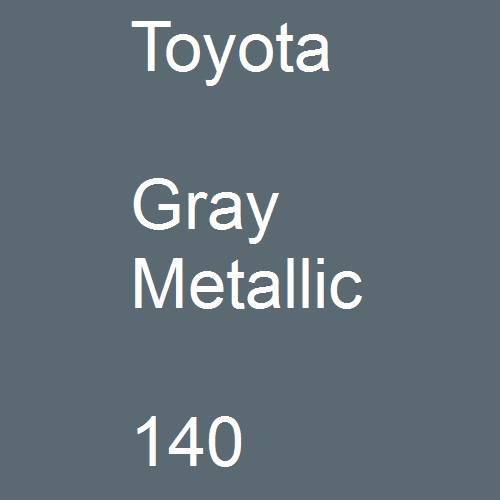 Toyota, Gray Metallic, 140.